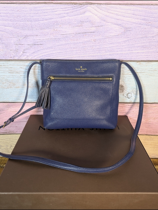 kate spade Handbags - kate spade Navy Crossbody Bag with Tassel